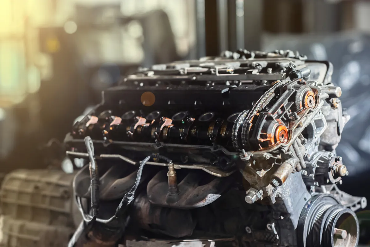 Serviços de motores automotivos com diagnóstico e reparo